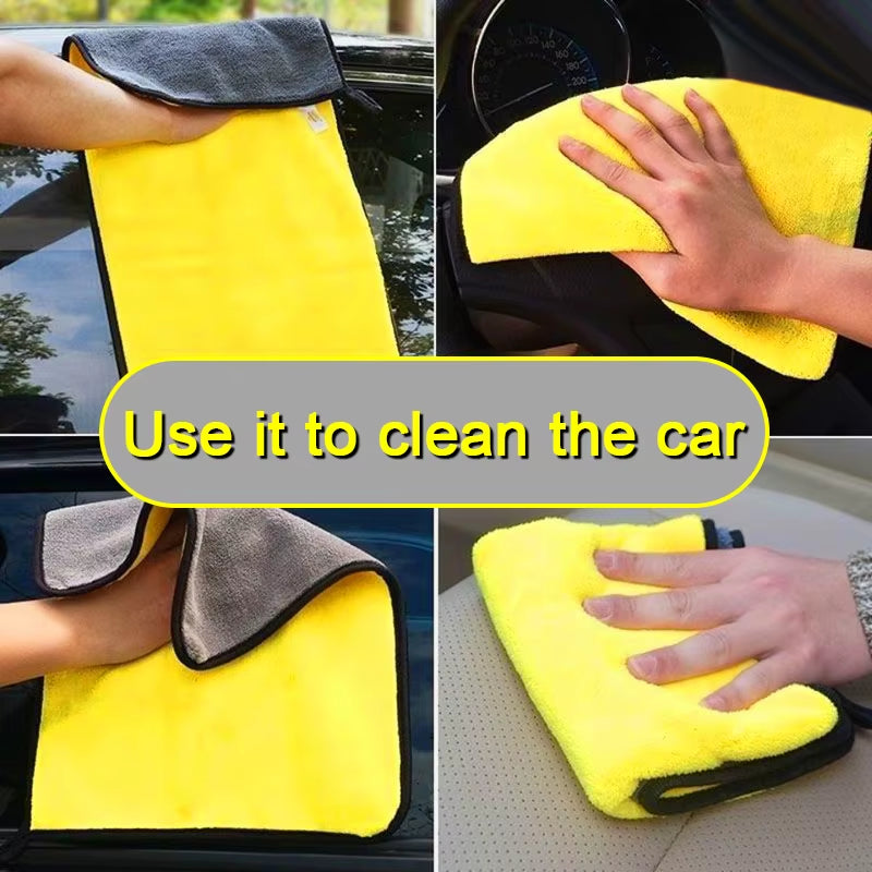 30X30Cm Car Wash Towel Supplies Microfiber Towel Cleaning Washing Accessories Auto Detailing Cloth Home Kitchen Supplies